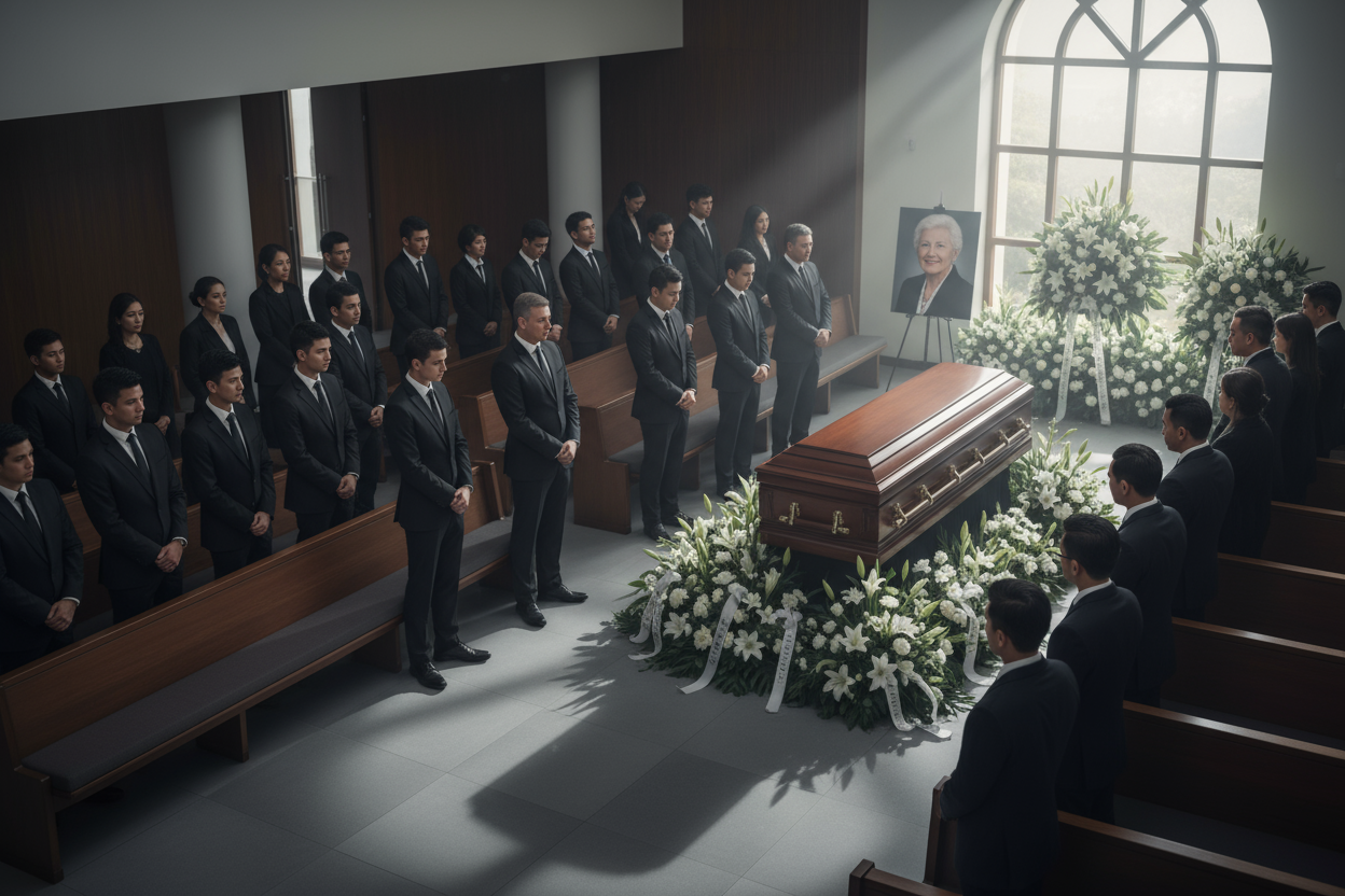 Funeral Settings with people